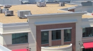 Central Park Office Building - ballasted rubber roofing